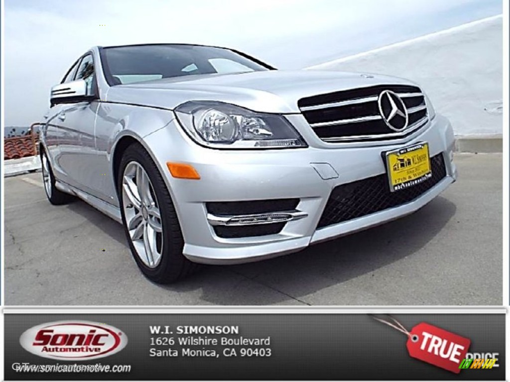 2014 C 250 Sport - Iridium Silver Metallic / Black photo #1