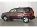 2014 Dark Cherry Pearl Honda Pilot Touring 4WD  photo #8