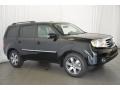 2014 Crystal Black Pearl Honda Pilot Touring 4WD  photo #4