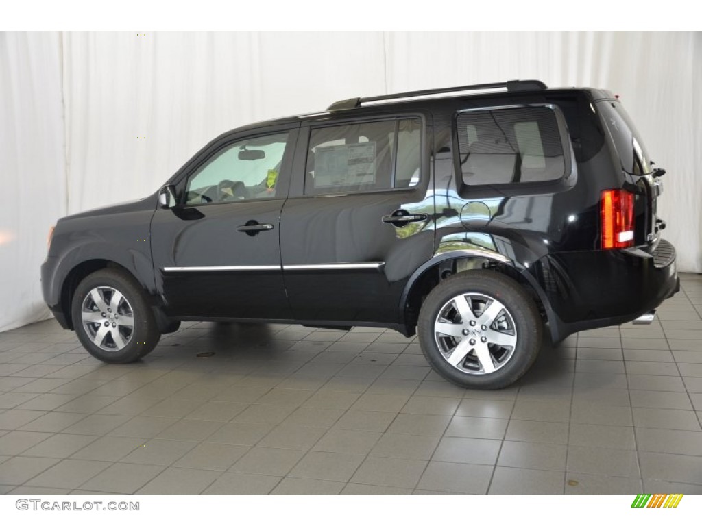 2014 Pilot Touring 4WD - Crystal Black Pearl / Gray photo #8