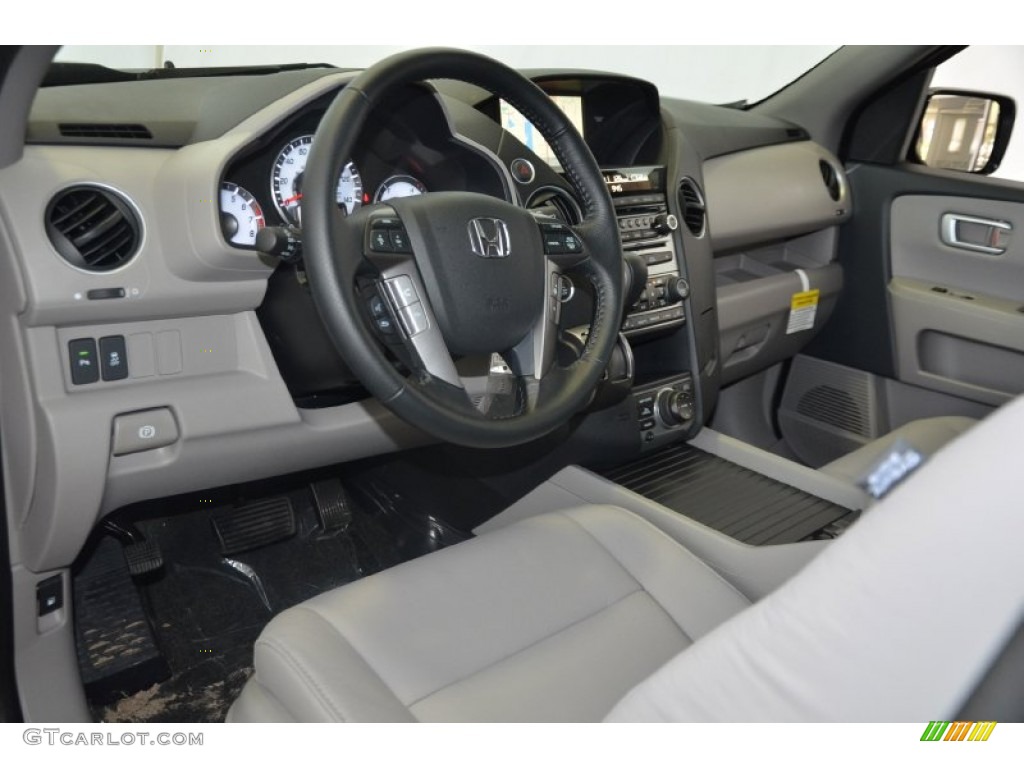 2014 Pilot Touring 4WD - Crystal Black Pearl / Gray photo #10