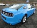 2014 Grabber Blue Ford Mustang V6 Coupe  photo #2