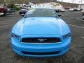 2014 Grabber Blue Ford Mustang V6 Coupe  photo #6