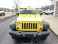 2009 Detonator Yellow Jeep Wrangler Unlimited X 4x4  photo #3