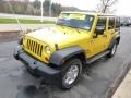 2009 Detonator Yellow Jeep Wrangler Unlimited X 4x4  photo #4