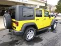 2009 Detonator Yellow Jeep Wrangler Unlimited X 4x4  photo #8