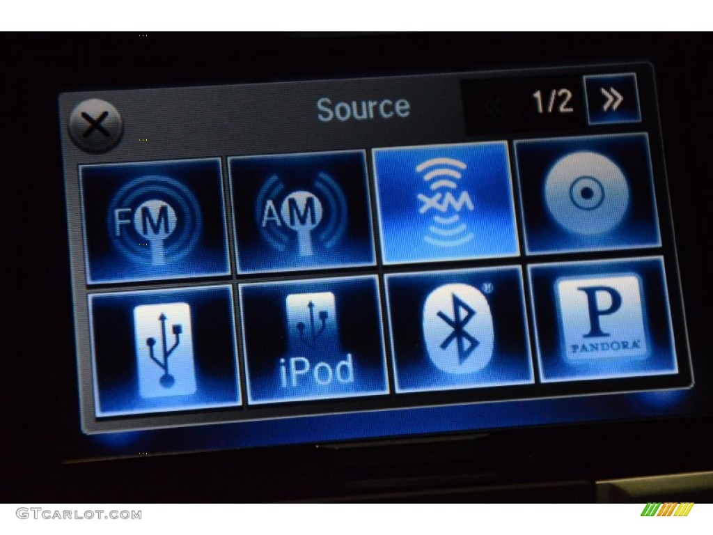 2014 Accord EX-L Sedan - Obsidian Blue Pearl / Gray photo #16