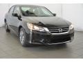 2014 Crystal Black Pearl Honda Accord LX Sedan  photo #1