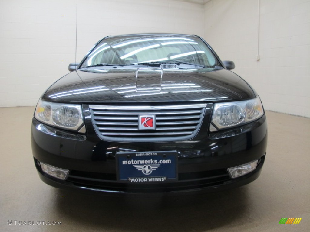 2006 ION 3 Sedan - Black Onyx / Gray photo #3