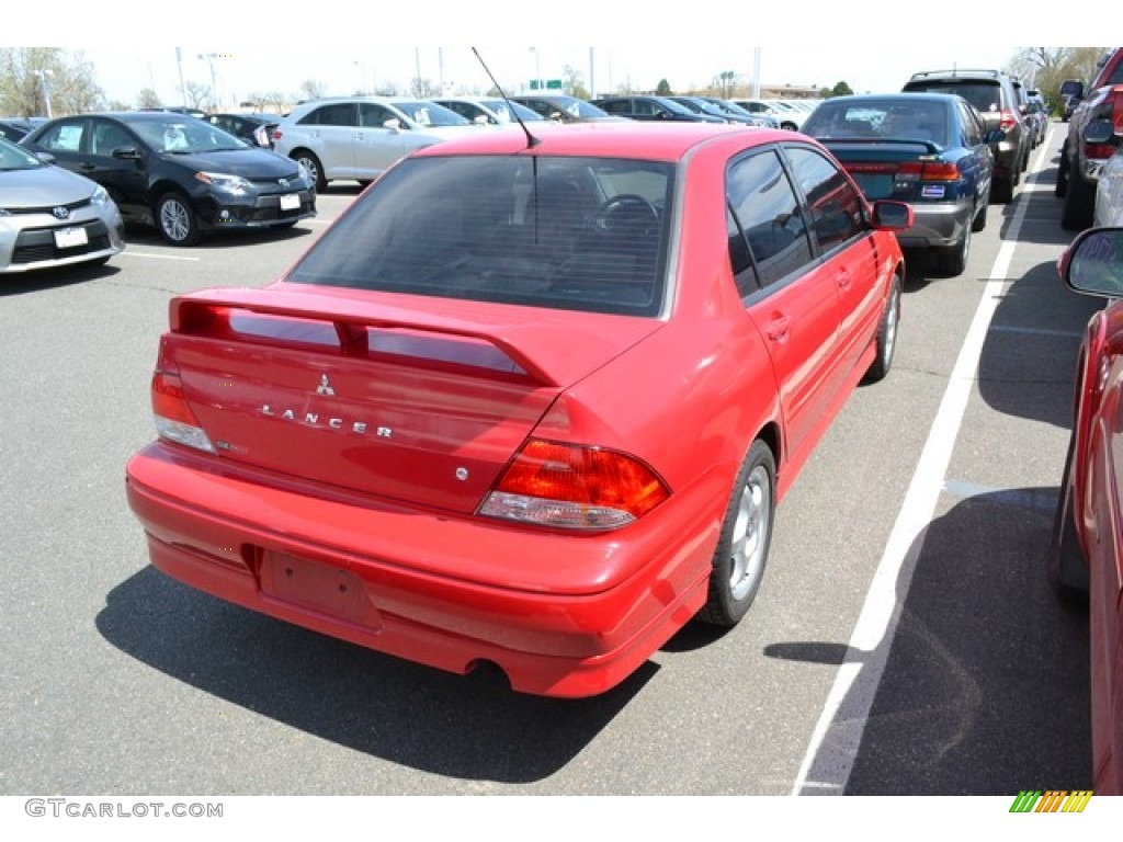 2003 Lancer OZ Rally - Phoenix Red / Black photo #2