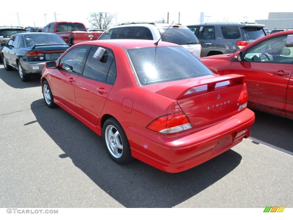 2003 Lancer OZ Rally - Phoenix Red / Black photo #3