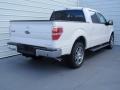 2014 White Platinum Ford F150 Lariat SuperCrew  photo #4