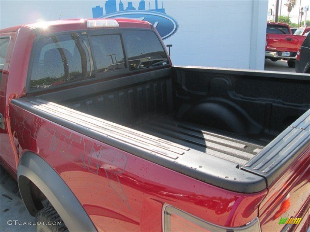 2014 F150 SVT Raptor SuperCrew 4x4 - Ruby Red / Raptor Special Edition Black/Brick Accent photo #12