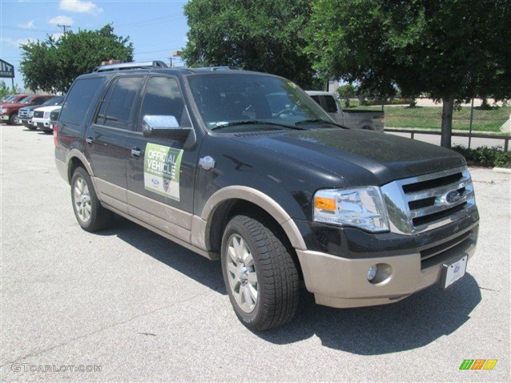 2014 Expedition King Ranch - Tuxedo Black / King Ranch Red (Chaparral) photo #1