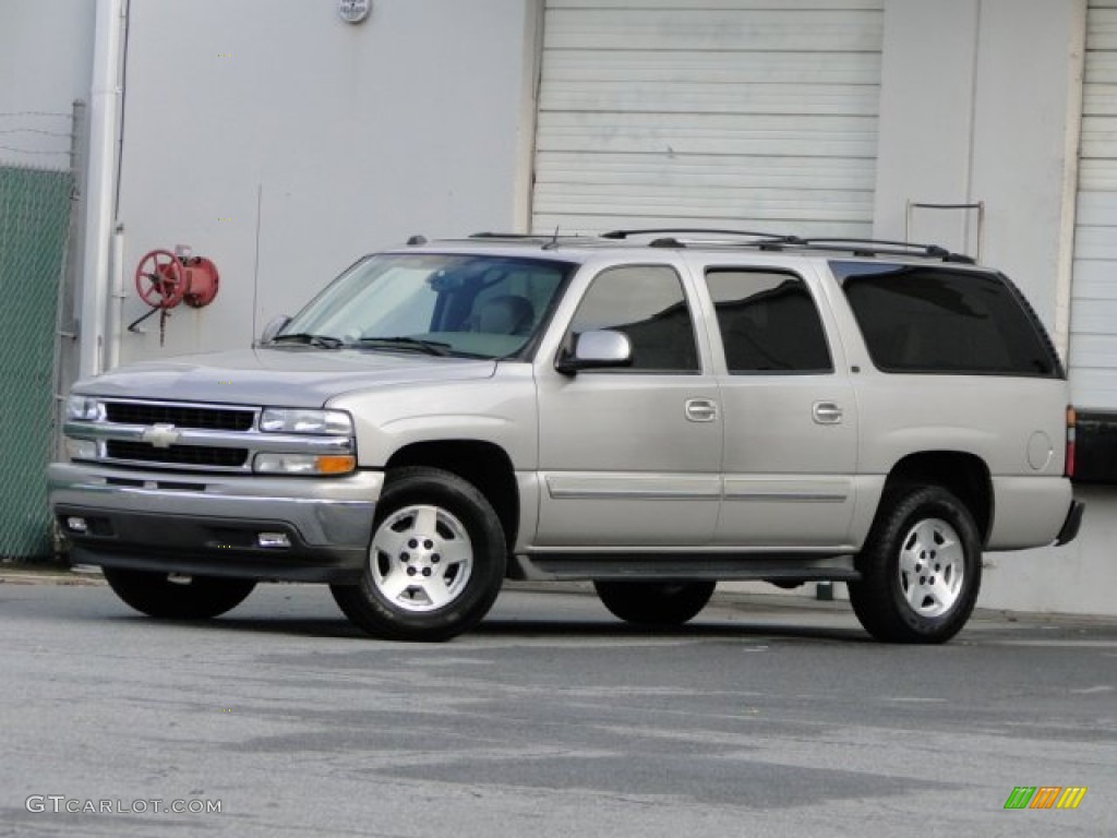 2005 Suburban 1500 LT - Sandstone Metallic / Tan/Neutral photo #2