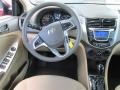 2014 Boston Red Hyundai Accent GLS 4 Door  photo #10