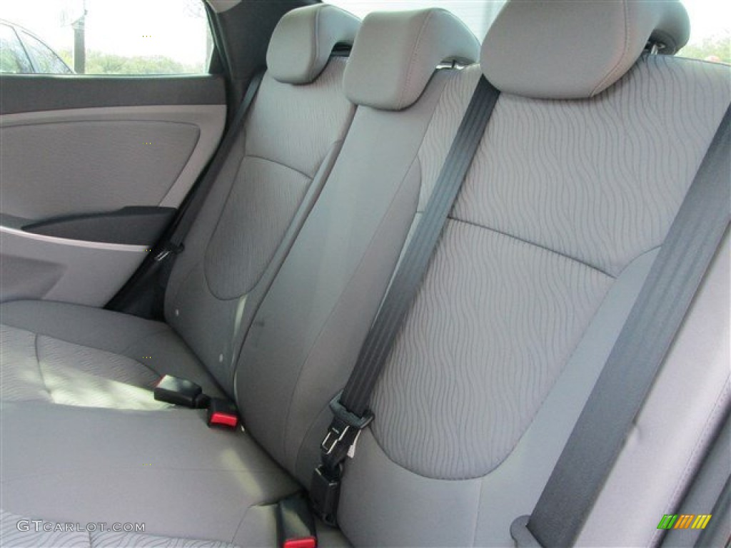 2014 Accent GLS 4 Door - Marathon Blue / Gray photo #9