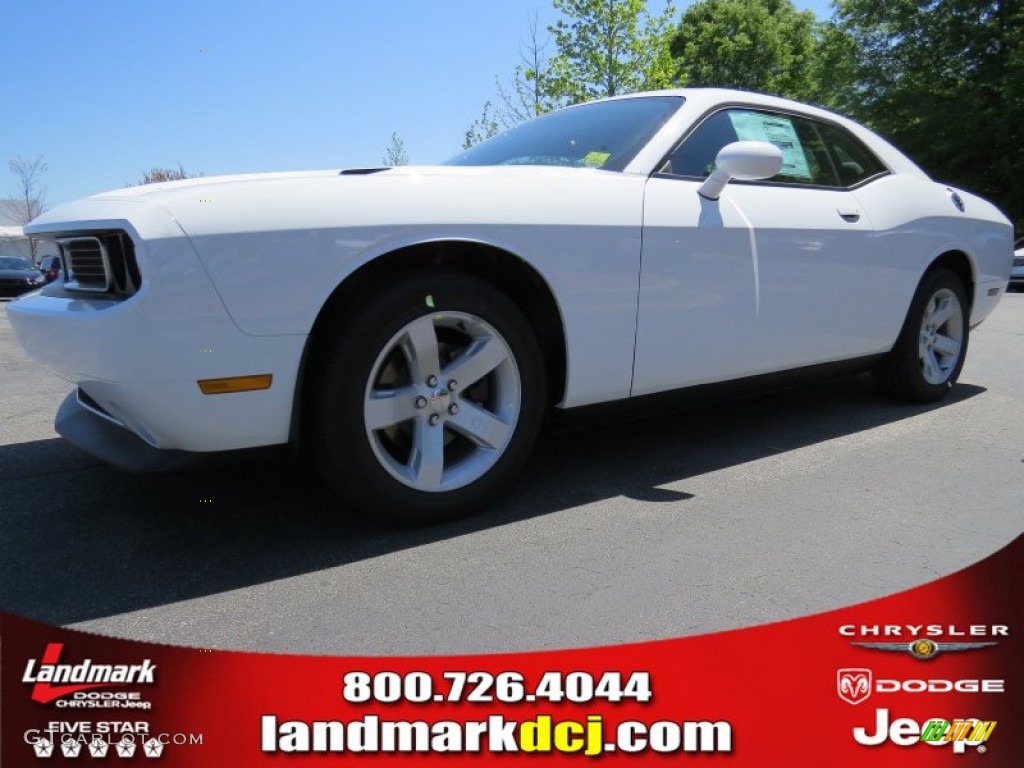 2014 Challenger SXT - Bright White / Dark Slate Gray photo #1