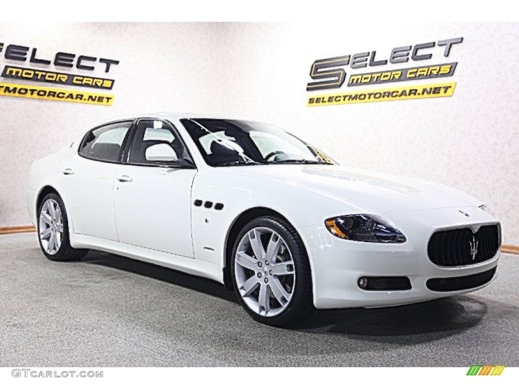 2012 Quattroporte S - Bianco Eldorado (White) / Nero photo #3
