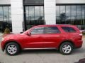 2011 Inferno Red Crystal Pearl Dodge Durango Crew 4x4  photo #8