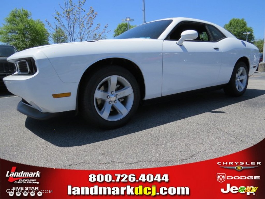 2014 Challenger SXT - Bright White / Dark Slate Gray photo #1