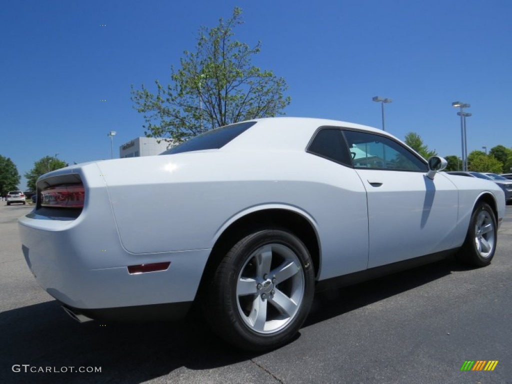 2014 Challenger SXT - Bright White / Dark Slate Gray photo #3