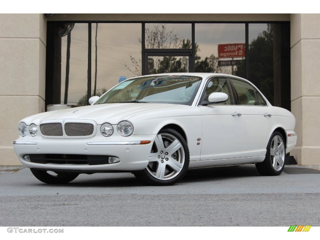 2006 XJ XJR - White Onyx / Champagne photo #1