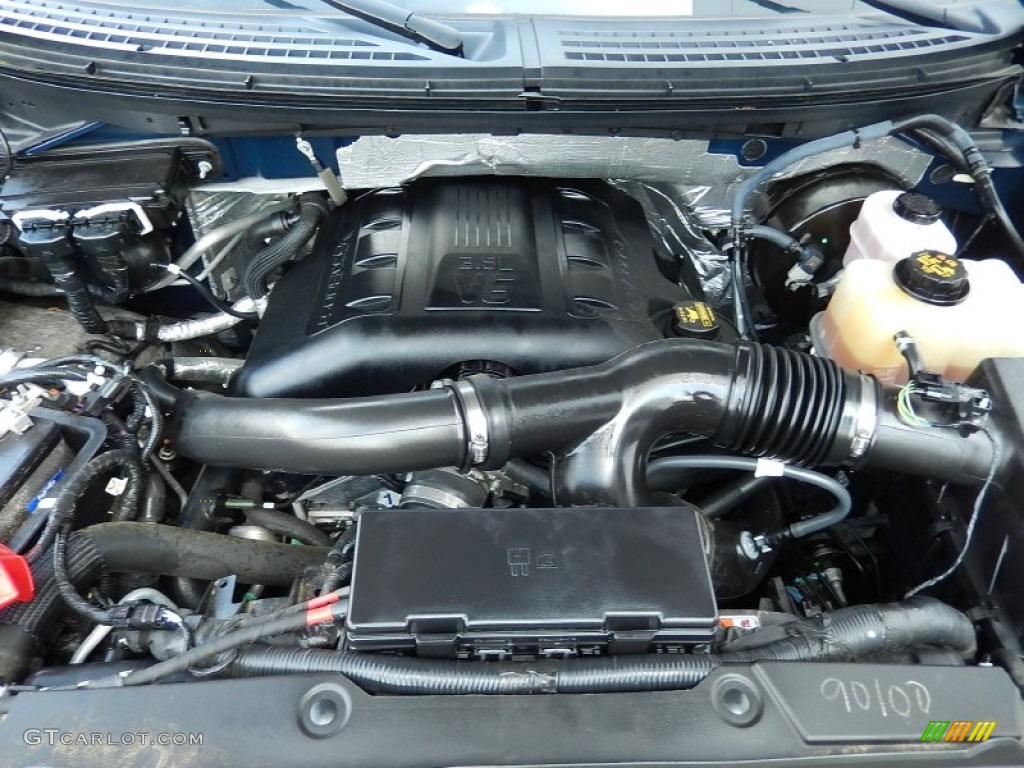 2012 Ford F150 XLT SuperCrew Engine Photos