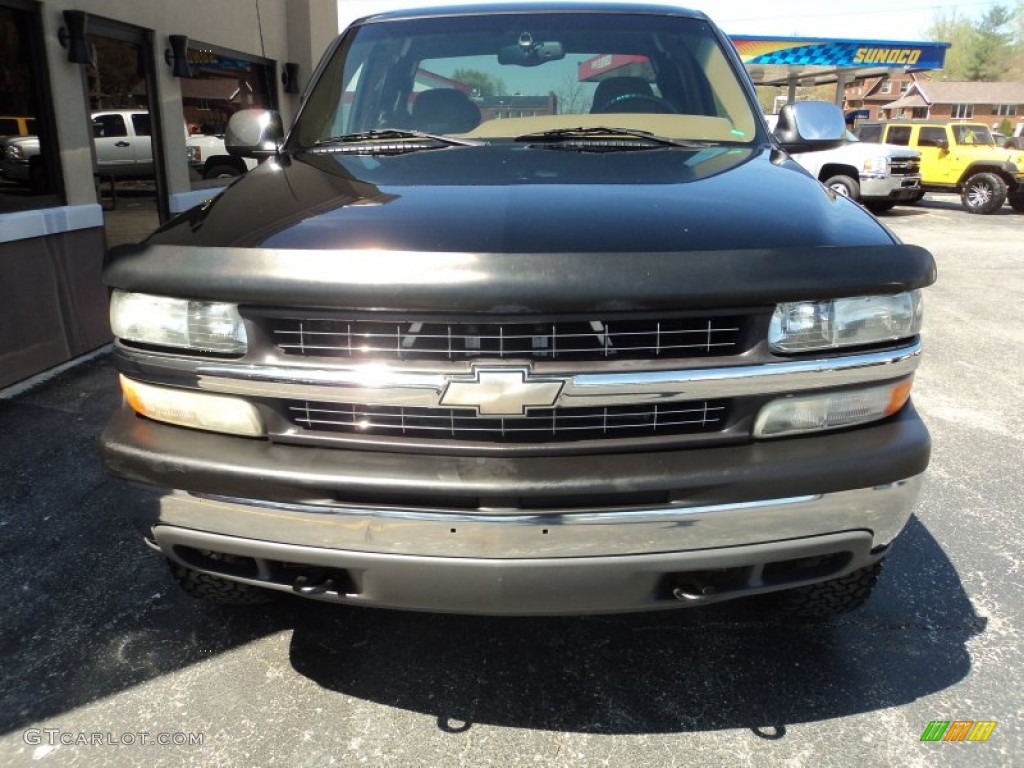 2000 Silverado 2500 LS Extended Cab 4x4 - Onyx Black / Medium Gray photo #18