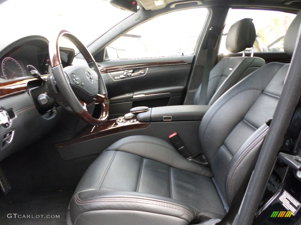 2012 Mercedes-Benz S 63 AMG Sedan Front Seat Photo #92799474