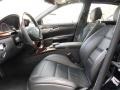 2012 Mercedes-Benz S Black Interior Front Seat Photo