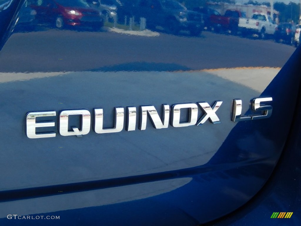 2010 Equinox LS - Navy Blue Metallic / Jet Black/Light Titanium photo #8