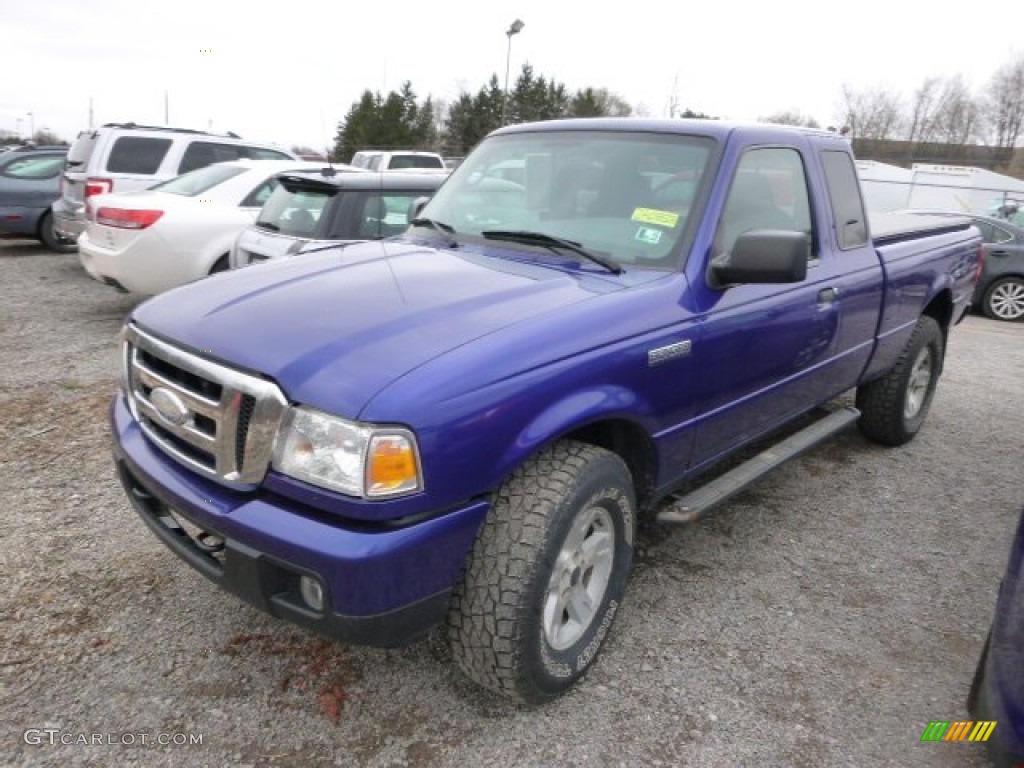 2006 Ranger XLT SuperCab 4x4 - Sonic Blue Metallic / Medium Dark Flint photo #3