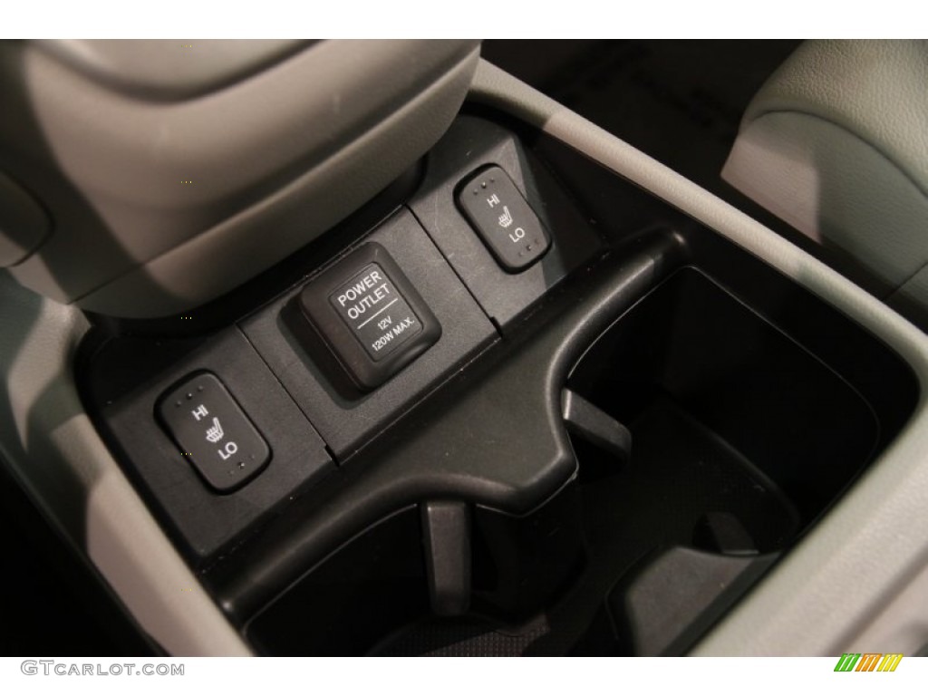2012 CR-V EX-L 4WD - Twilight Blue Metallic / Gray photo #17