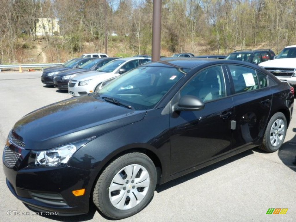 2014 Cruze LS - Black Granite Metallic / Jet Black/Medium Titanium photo #1