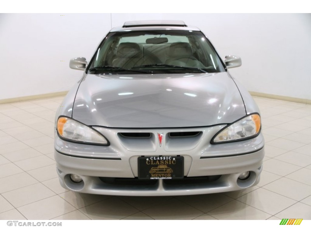 2000 Grand Am GT Sedan - Silvermist Metallic / Dark Taupe photo #2