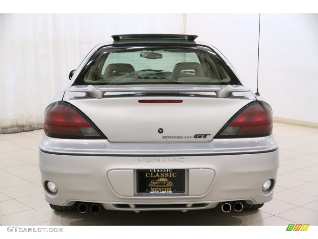 2000 Grand Am GT Sedan - Silvermist Metallic / Dark Taupe photo #13