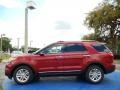 2014 Ruby Red Ford Explorer XLT  photo #2