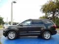 2014 Tuxedo Black Ford Explorer XLT  photo #2