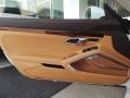 Espresso/Cognac Natural Leather 2014 Porsche 911 Turbo S Coupe Door Panel