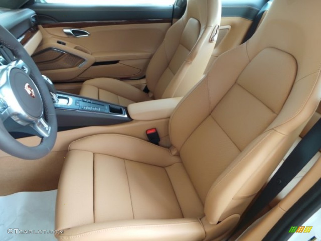 Espresso/Cognac Natural Leather Interior 2014 Porsche 911 Turbo S Coupe Photo #92803149