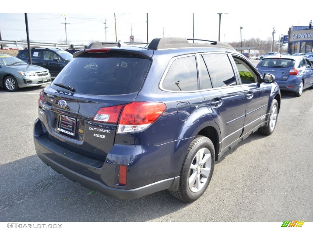 2013 Outback 2.5i Limited - Deep Indigo Pearl / Warm Ivory Leather photo #6