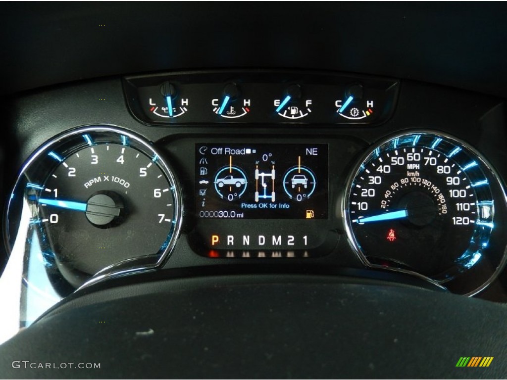 2014 Ford F150 XLT SuperCrew Gauges Photo #92803686