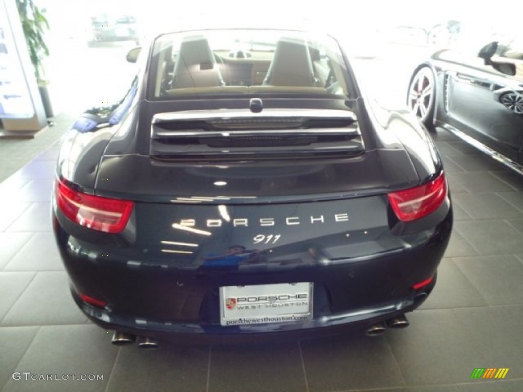 2014 911 Carrera Coupe - Dark Blue Metallic / Luxor Beige photo #5