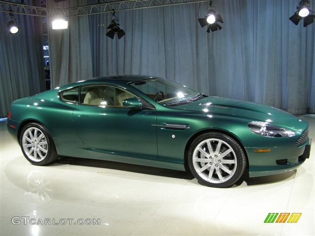 2005 DB9 Coupe - Green / Beige photo #3