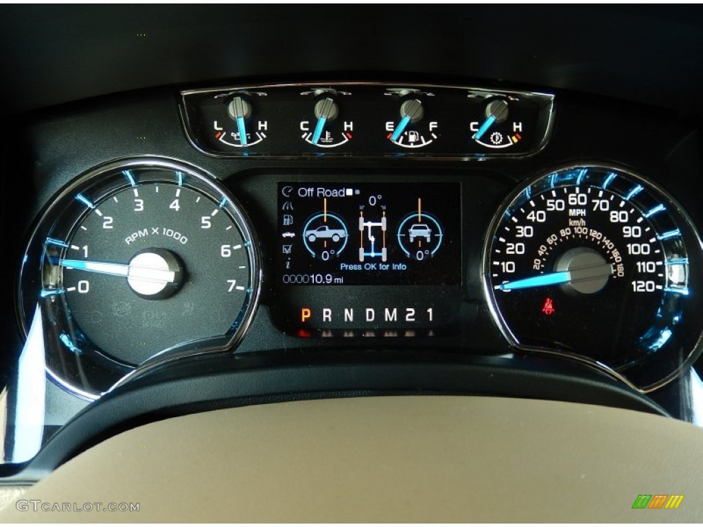 2014 Ford F150 King Ranch SuperCrew Gauges Photo #92807004