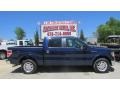 2010 Dark Blue Pearl Metallic Ford F150 Lariat SuperCrew  photo #9