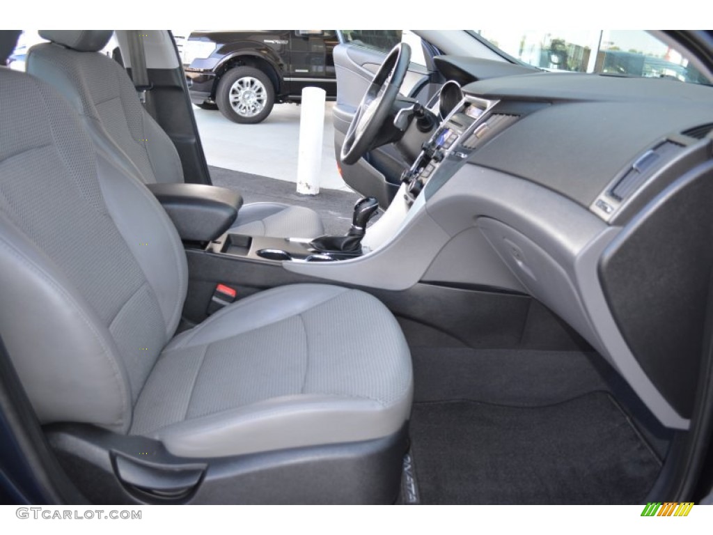 2011 Sonata SE - Pacific Blue Pearl / Gray photo #14