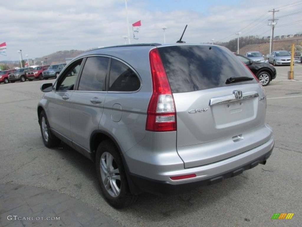 2011 CR-V EX-L 4WD - Alabaster Silver Metallic / Black photo #7