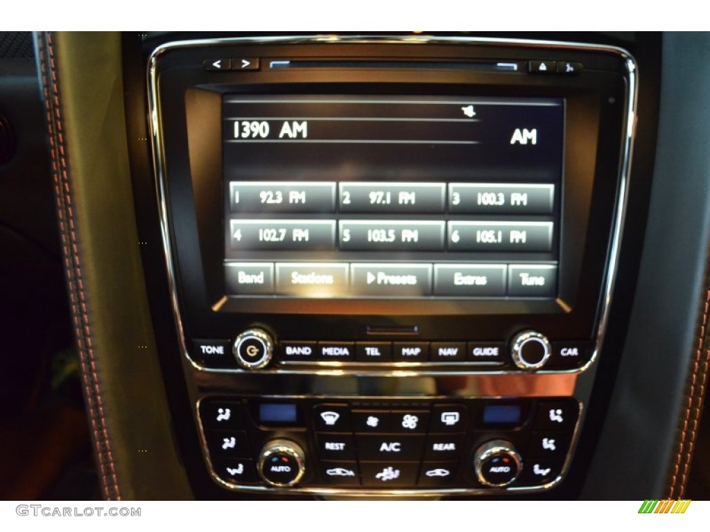 2013 Bentley Continental GT Speed Audio System Photos